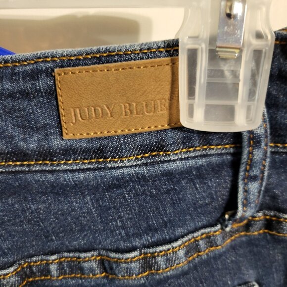 JUDY BLUE STRAIGHT LEG BLUE JEANS SZ 14 - Picture 6 of 7